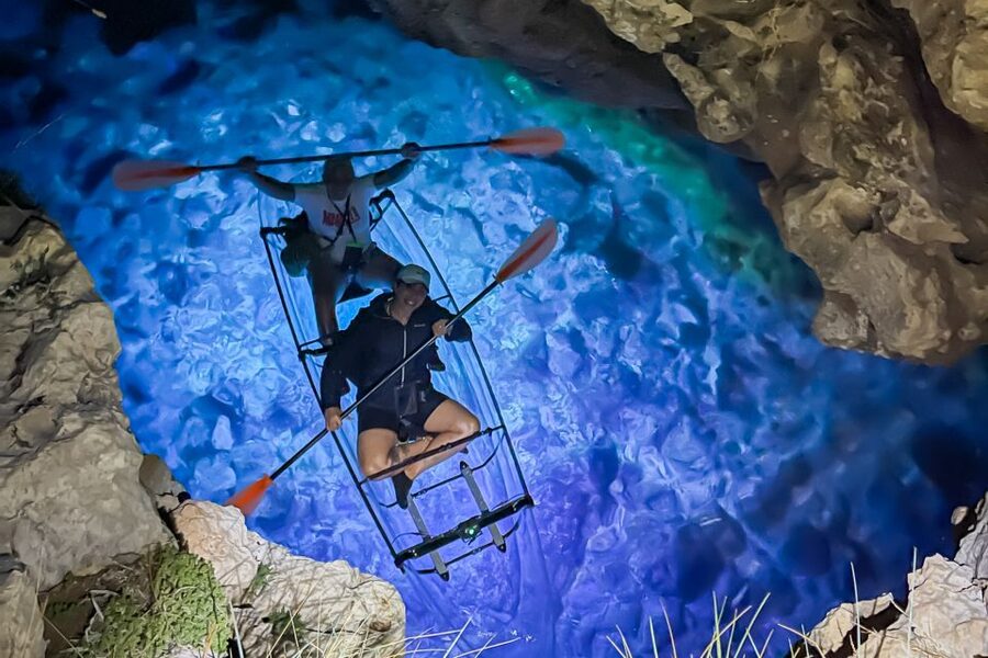 Pula: Night-Time Sea Kayaking Tour in Transparent Kayak - Why a transparent, LED-lit kayak on Pula’s coast feels special