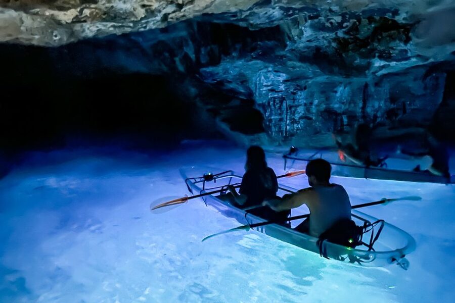 Pula: Night-Time Sea Kayaking Tour in Transparent Kayak - Watching marine life through the clear bottom in 4–8 meters of water
