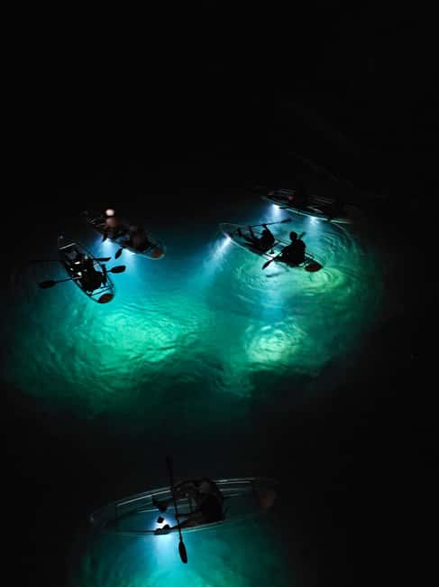 Pula: Night Tour in Transparent Kayak with Stargazing - Night kayaking with LED-lit clear kayaks in Pula