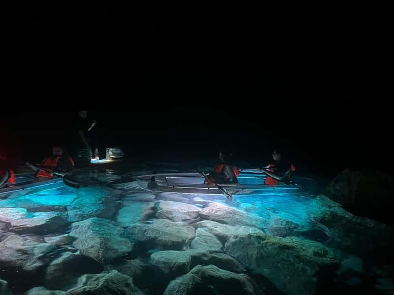 Pula: Sunset/Night Illuminated Transparent Kayak Tour - Guide Support: How Local Paddling Teams Make It Easier
