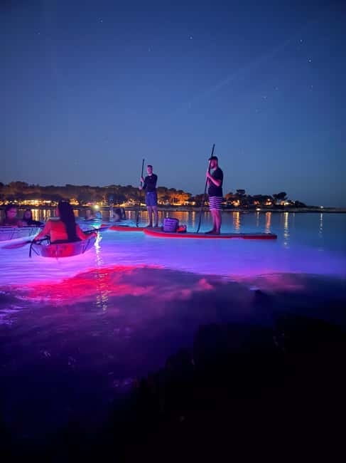 Pula: Sunset/Night Illuminated Transparent Kayak Tour - Meeting at Valovine Beach and Getting Ready for Night Water