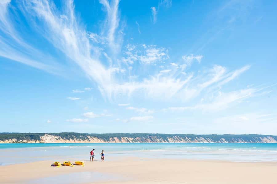 Rainbow Beach: Kayaking with Dolphins and Beach 4WD Tour - Key highlights worth knowing
