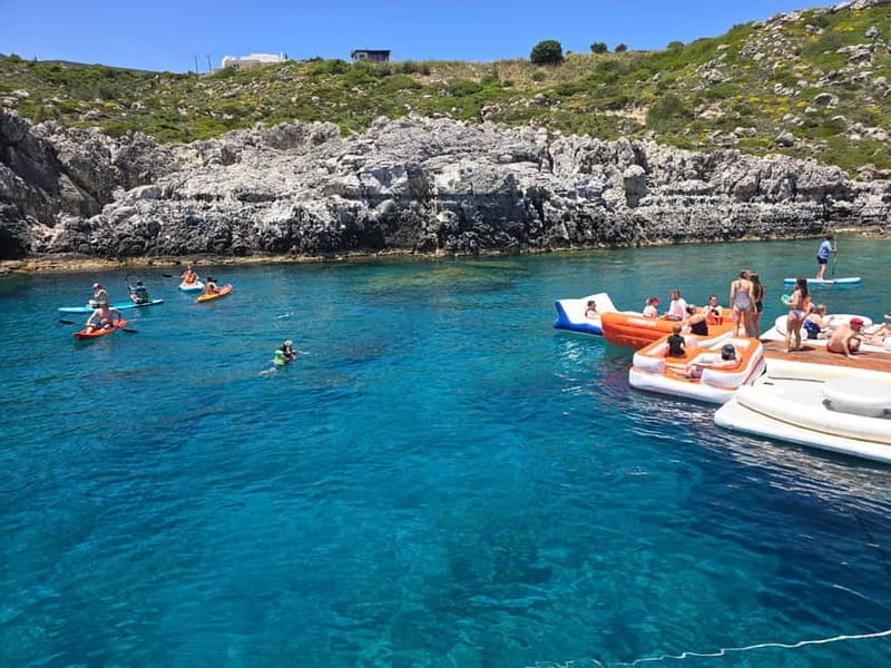 Rhodes: Gulet Trip with Food, Drinks, SUP, Kayak & Swimming - The 1.5-Hour Cruise Feeling: Drinks, Views, and Getting Set Up
