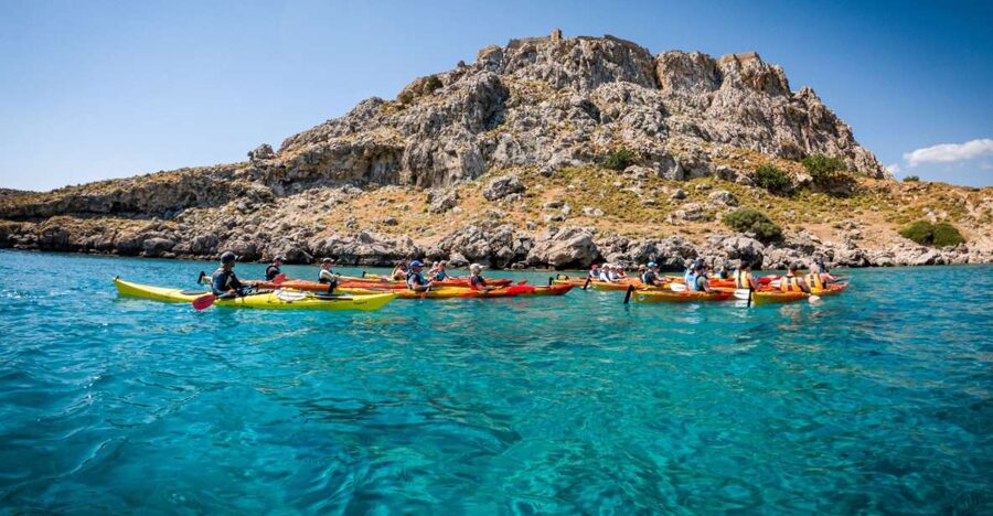 Rhodes: Sea Kayak Adventure to the Red Sand Beach - Key highlights before you go