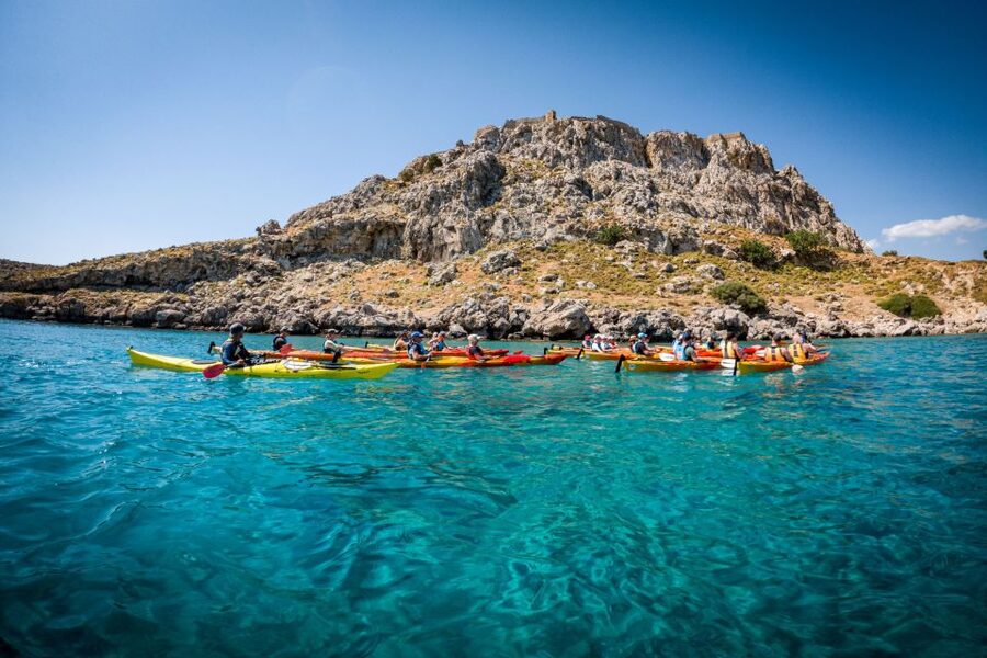 Rhodes: Sea Kayak Adventure to the Red Sand Beach - Haraki to the water: why this Rhodes start works
