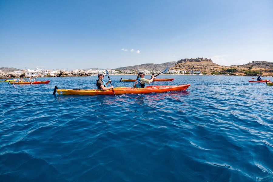 Rhodes: Sea Kayak Adventure to the Red Sand Beach - Who should book this sea kayak trip (and who should skip it)