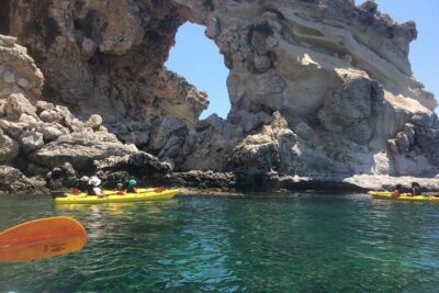 Rhodes Sea Kayaking Adventure small groups incl.Transfer & snack - Getting Into the Kayaks: Briefing, Safety Gear, and the Pace
