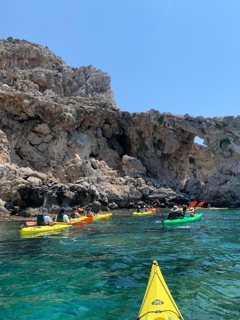 Rhodes Sea Kayaking “In the Footsteps of Pirates” - North Toward Agatha Sandy Beach and Volcanic Sea Caves
