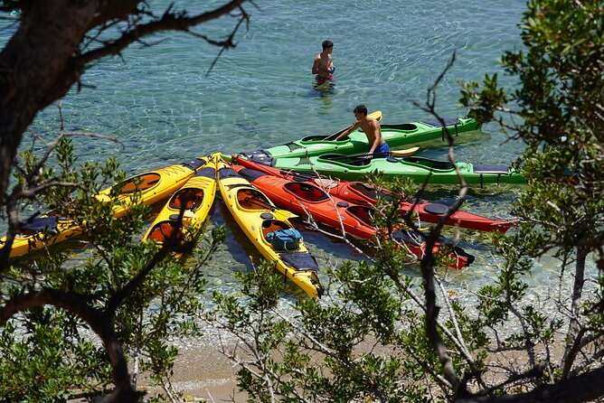 Rina Cave Sea Kayak Tour with Snorkeling and Picnic - Stop 3: Kalantos Beach snorkeling and homemade picnic