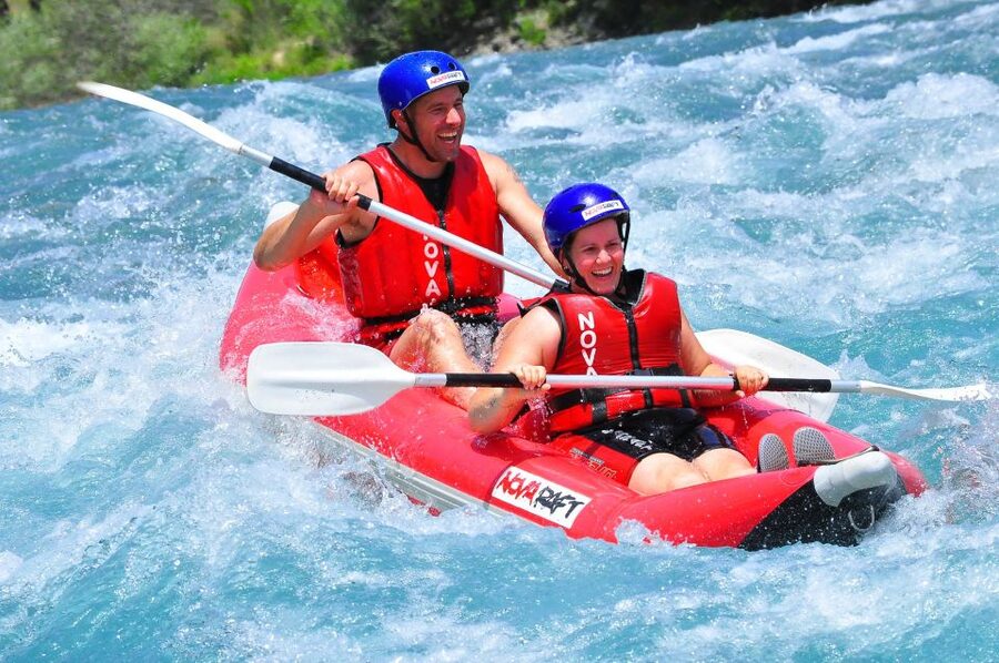 River Kayaking in Köprülü Canyon National Park - The ducky setup (shared by two): beginner-friendly, but not a “stand still” ride
