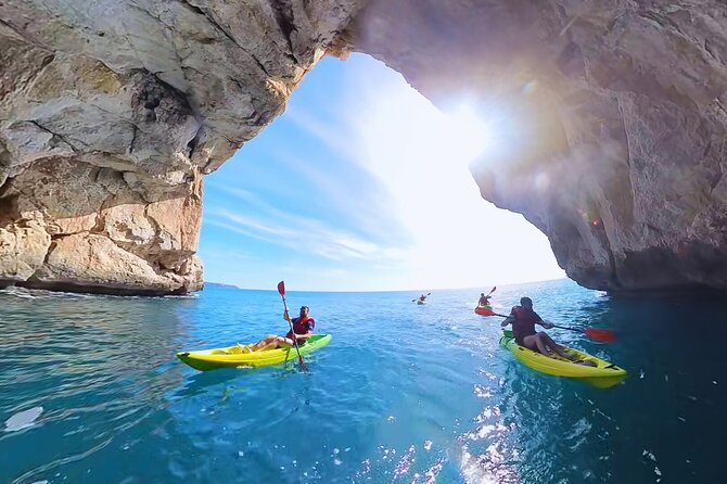 Route in Kayak Moraira - The 2-hour paddle: what happens from Les Platgetes to back again
