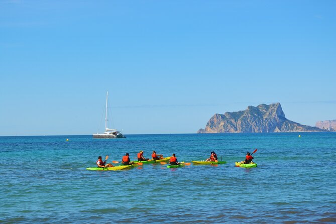 Route in Kayak Moraira - Swimming and snorkeling: clear-water time in Moraira