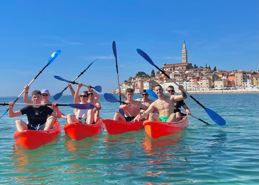 Rovinj: BUBA-KAYAK TOURS, snorkeling, cliff jupming&drinks - Safety Briefing First: Then You Paddle at Your Own Level