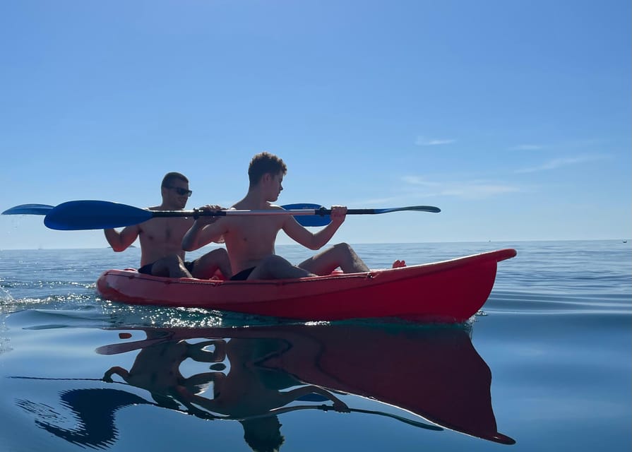 Rovinj:BUBA KAYAK TOURS:snorkeling,jumping,FREEdrinks&photos - The cliff-jumping option: choose your height, then own your moment