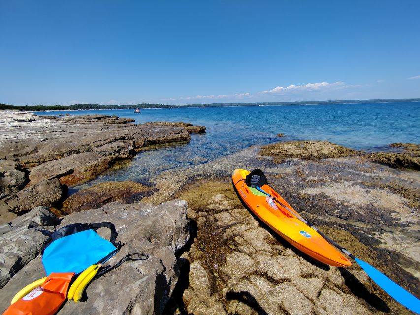 Rovinj: Golden Cape Desert Islands Kayak & Snorkeling Tour - Birdlife lessons and local stories from the guide