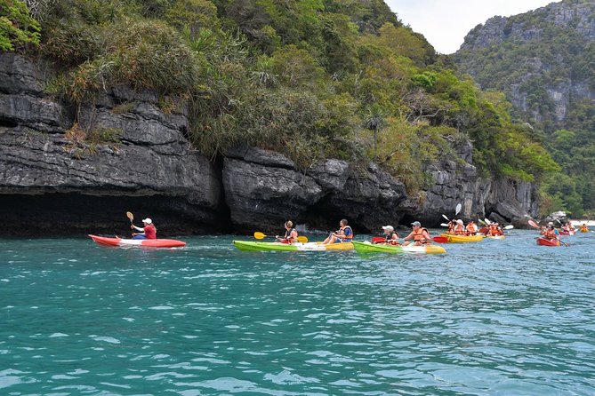Samui Island Tour to Angthong Marine Park by Big Boat with Kayaking - Kayaking through Angthong waters: the part most people remember