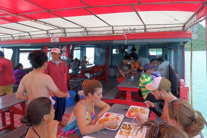 Samui Island Tour to Angthong Marine Park by Big Boat with Kayaking - Guides, safety, and how the day stays organized