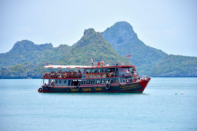 Samui Island Tour to Angthong Marine Park by Big Boat with Kayaking - Ko Mae Ko: the steps, the viewpoint, and when you’ll want closed shoes