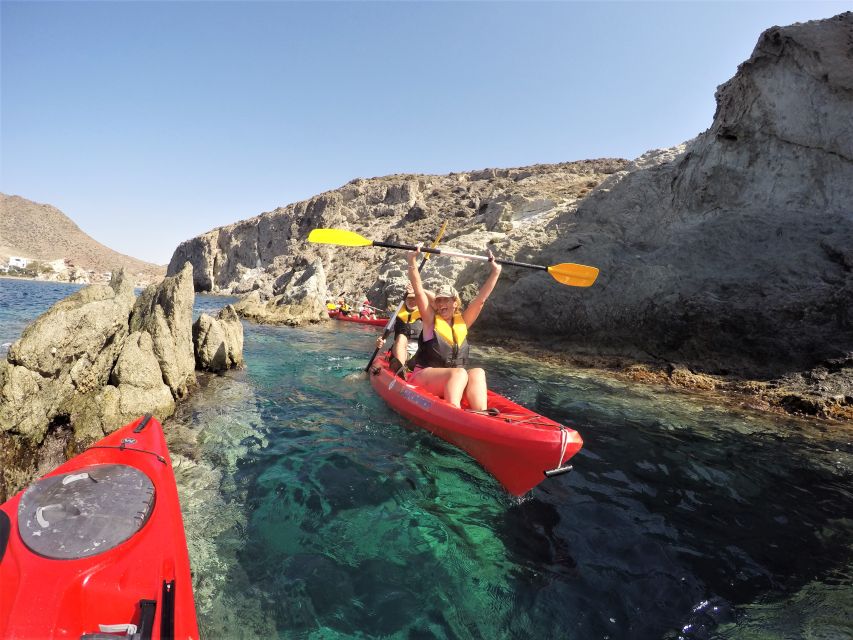 San José: Cabo de Gata Natural Park Kayak and Snorkel Tour - Key highlights you will feel quickly