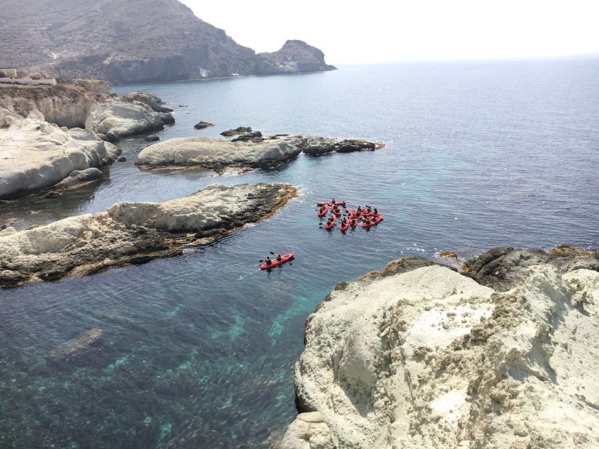 San José: Cabo de Gata Natural Park Kayak and Snorkel Tour - Safety and equipment: what you learn before you go