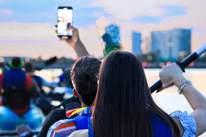 San Juan Glow Kayak Tour + Salsa Experience @ Condado Beach - Condado Lagoon at sunset: what the glow-kayak part is really like