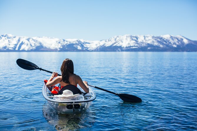 Sand Harbor Clear Kayak Tour of Lake Tahoe - Maneuvering Reality: Transparent Kayaks Are Stable, Not Sporty
