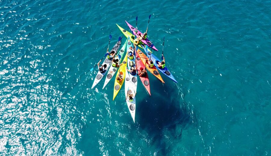 Sant'Antioco Island: Sea Kayak Tour - Strada Comunale Maladroxia: meeting up and getting your kayak-ready