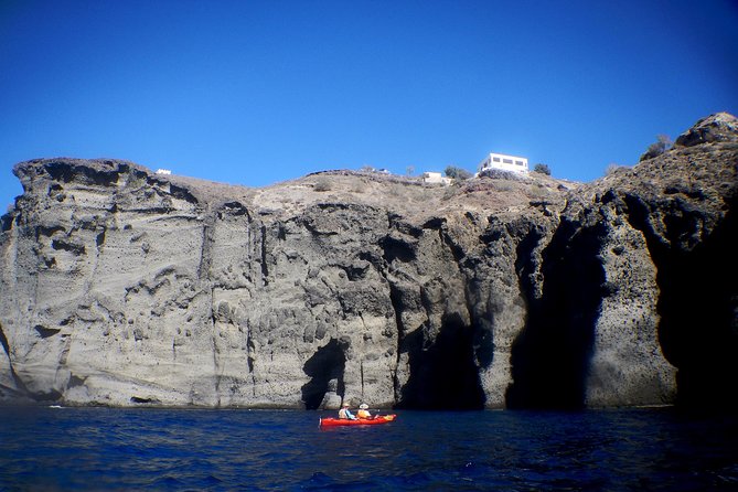 Santorini Guided Sea Kayaking with Light Lunch and Pick-up Option - Price and what’s included: does $145.18 make sense?