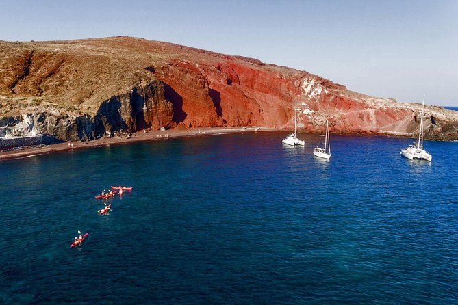 Santorini Guided Sea Kayaking with Light Lunch and Pick-up Option - Timing, group size, and your expectations of “half day”
