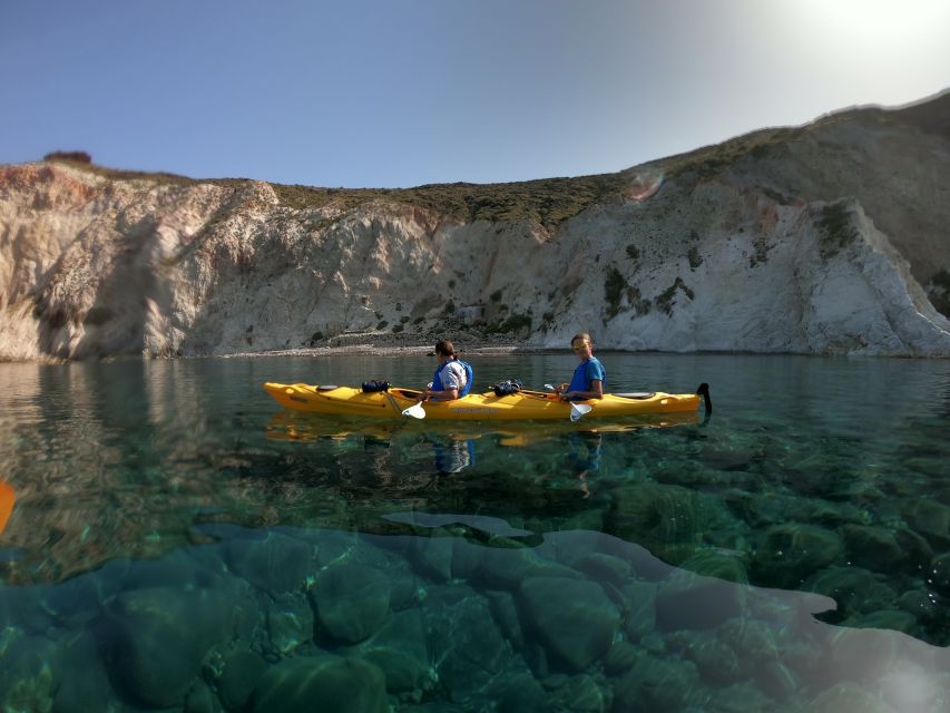 Santorini: Sea Caves Kayak Trip with Snorkeling and Picnic - The 7-Hour Flow: From Pickup to Cliff Jump