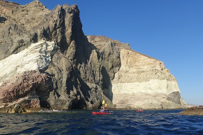 Santorini Sea Kayak - South Discovery, Small Group incl. Sea Caves and picnic - Snorkeling and sea caves: how to get the best out of the water time