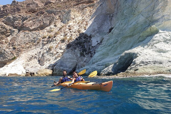 Santorini Sea Kayak - South Discovery, Small Group incl. Sea Caves and picnic - Who should book this Santorini sea kayak tour