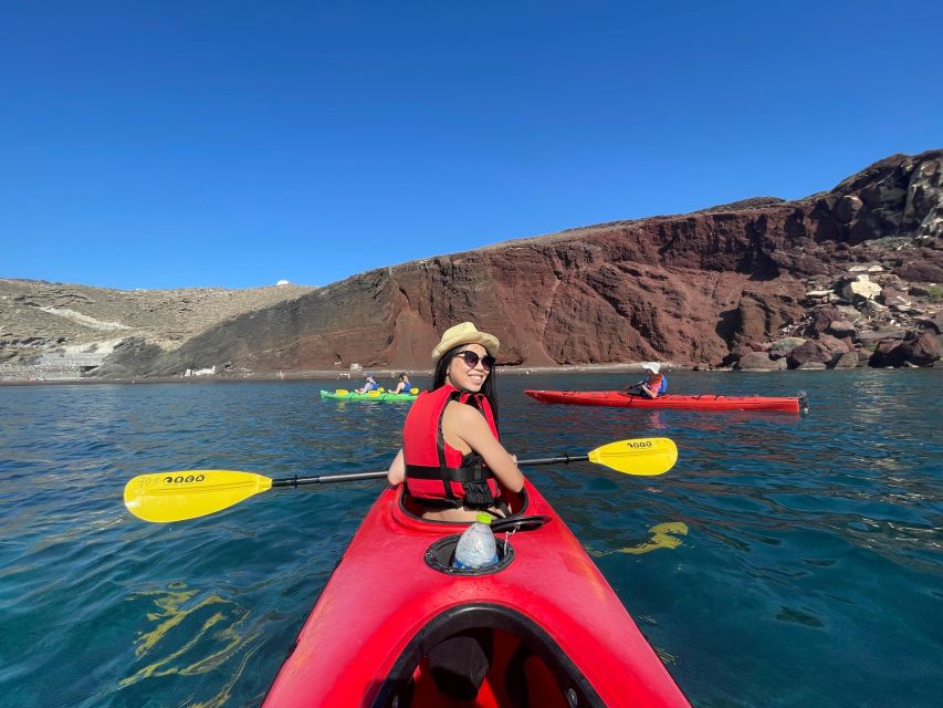 Santorini: South Sea Kayaking Tour with Sea Caves and Picnic - The cave factor and why it changes the whole trip