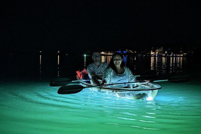 Sarasota - Clear Kayak LED Night Glass Bottom Tour - Stars and skyline time: the calm experience beyond sea life