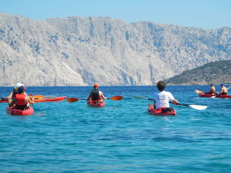 Sardinia: Morning Kayak Tour + Snorkeling and Local Aperitif - Kayaking back: 40 minutes to finish strong