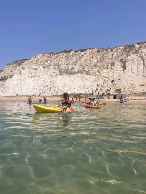 SCALA DEI TURCHI KAYAK TOUR & SNORKELING: Avventura in mare - Shorter snorkeling breaks at the later stops