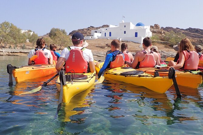 Sea Kayak Trip with Snorkeling Picnic and/or Snack - Kayaking Paros for Uncrowded Views and Real Water Time