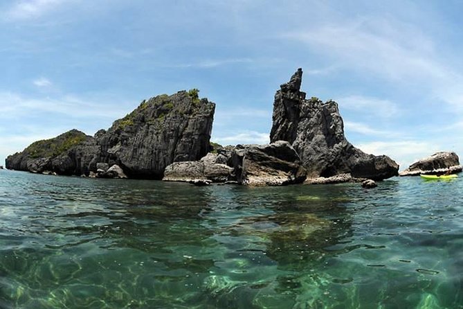 Sea Kayaking at Ang Thong National Marine Park from Koh Samui - The kayak setup: Ocean Kayaks Malibu Two and waterproof camera gear