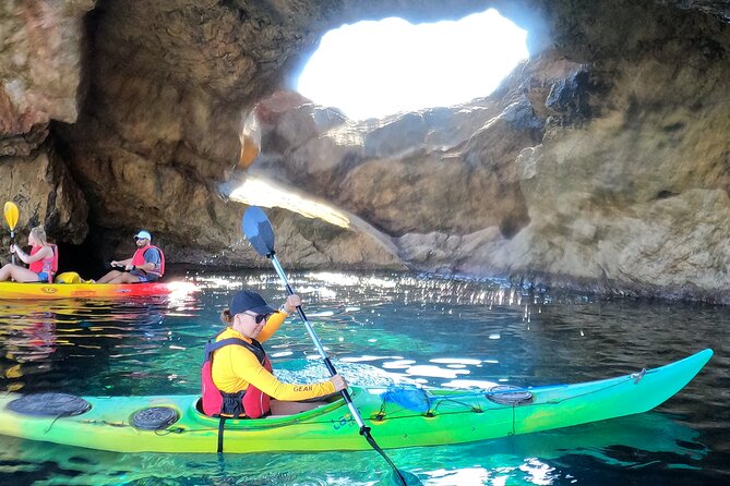 Sea kayaking Mykonos natural beauty beaches - A family-run way to see Mykonos off the sunbed track