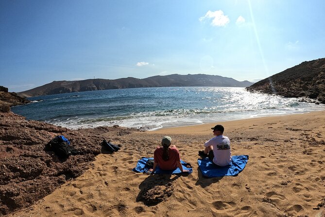Sea kayaking Mykonos natural beauty beaches - Snorkeling in clear water: fish, seafloor, and a calm bonus