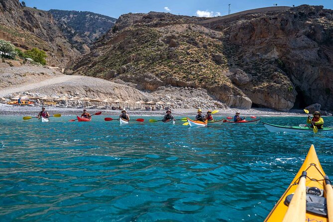 Sea Kayaking Sfakia, Crete - Guides Stelios and Yves: safety first, but still fun