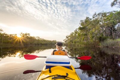 Self-Guided Noosa Everglades Kayak Tour - The first leg: Lake Cootharaba to Kinaba and getting your rhythm