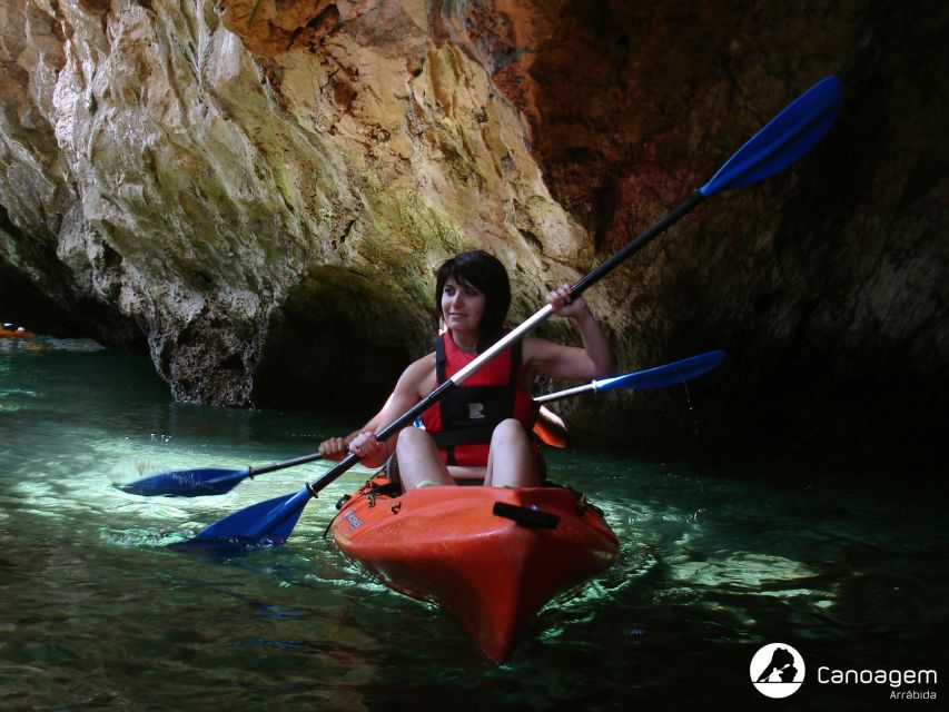 Sesimbra: Arrábida Natural Park Guided Kayaking Tour - Sea caves and limestone cliffs: the main attraction at water level