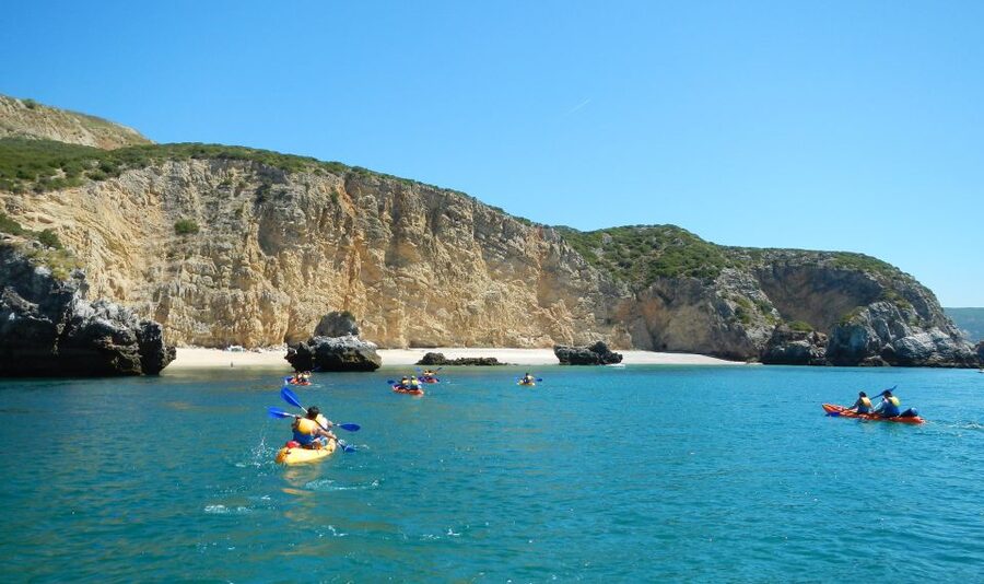Sesimbra: Arrábida Natural Park Guided Kayaking Tour - Hitting the Luís Saldanha Marine Park: what the paddle time really feels like
