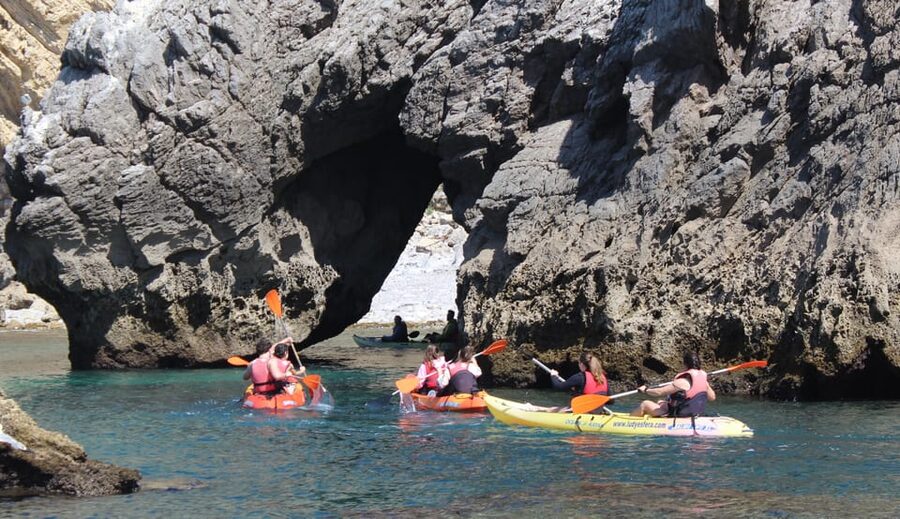 Sesimbra: Ribeiro Cavalo Beach, Caves, & Arrábida Kayak Tour - The cave-and-tunnel sections: your sea-only shortcut to secret places