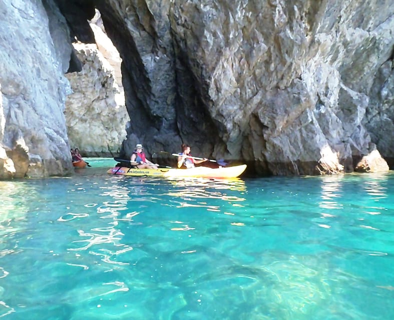 Sesimbra: Ribeiro Cavalo Beach, Caves, & Arrábida Kayak Tour - The second paddle segment: shorter, but don’t ignore your arms