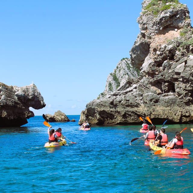 Sesimbra: Ribeiro Cavalo Beach, Caves, & Arrábida Kayak Tour - Arrábida Natural Park coastline: why this stretch is the point