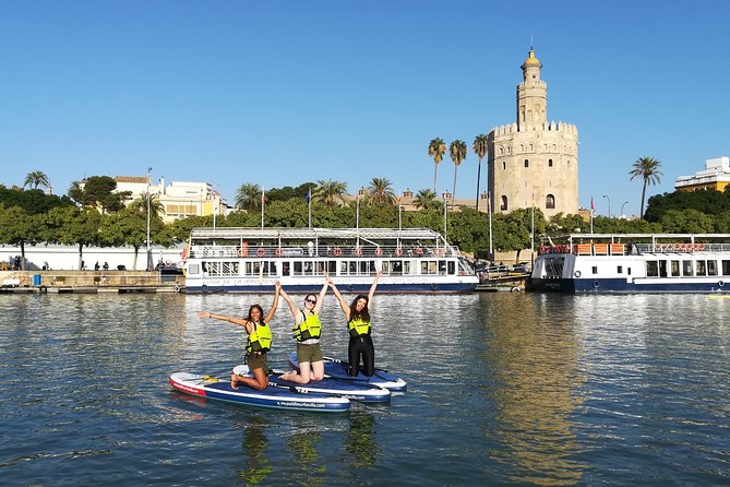 Seville: Paddle Surf Route and Class - Safety First: Gear Provided, Life Jackets On, Belongings Locked Up
