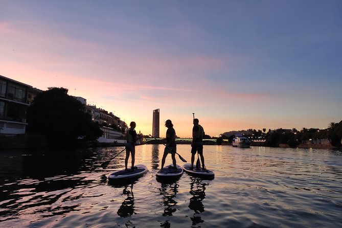 Seville: Sunset in Paddle Surf - Sunset SUP in Seville: The View Is the Point