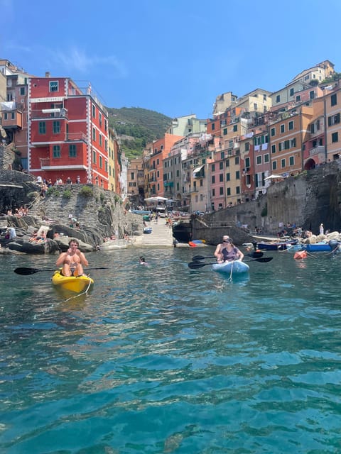 SHARK CAVE KAYAK TOUR - Manarola by Sea: Way of Love Views Without the Stair Climbing